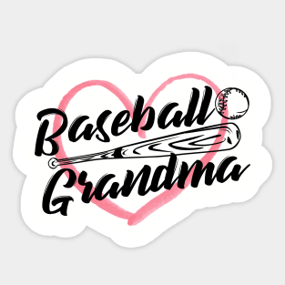 Vintage Baseball Grandma Baseball Granny Gift Baseball Fan Gift Baseball Game Shirt Softball Team Shirt Softball Lover Baseball Lover Shirt Sticker